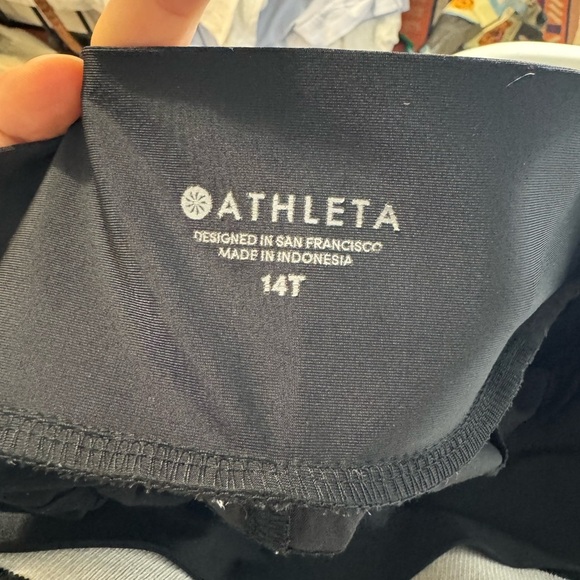 Athleta Black Track Pants Sleek Design - Picture 5 of 5